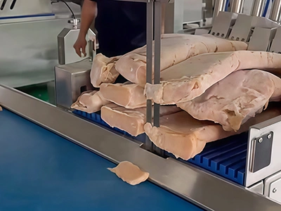 Резка замороженного мяса