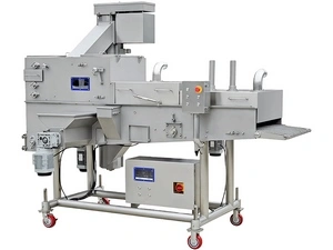 Машины для посыпки мукой с конвейерной лентой